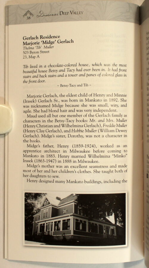 Preview of Discover Deep Valley: A Guide to Maud Hart Lovelace's Mankato; Tib's House