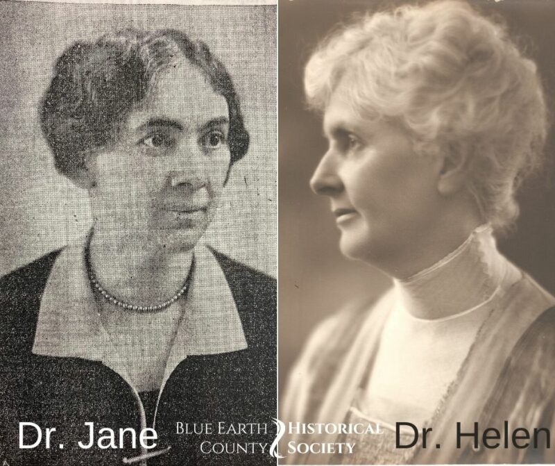 Dr. Helen and Dr. Jane - Blue Earth County Historical Society