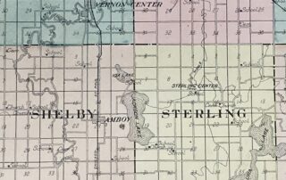 Map of where Jackson Lake was in 1914.