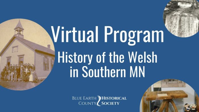 Opening graphic for BECHS video History of the Welsh in Southern Minnesota