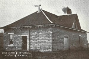 Mapleton Creamery from about the turn of the century. Black and white image